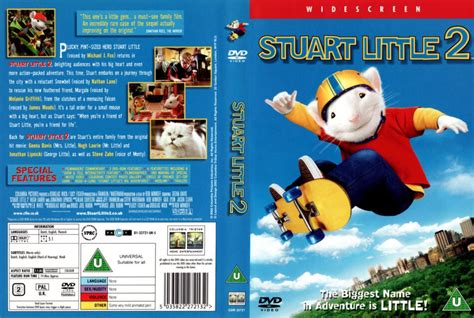 Stuart Little 2 (2002) WS R2 - Movie DVD - CD Label, DVD Cover, Front Cover