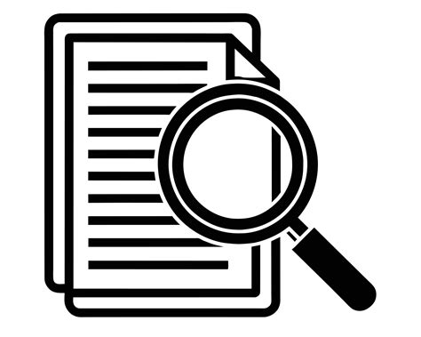 Folder Icon With Magnifying Glass 43769873 Vector Art At Vecteezy