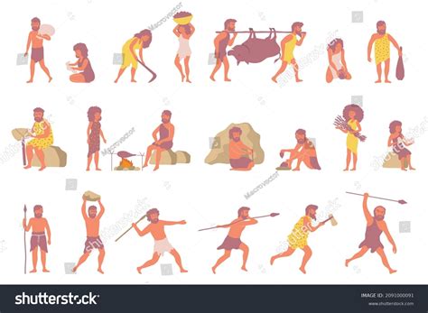 Primitive Humans Images Stock Photos Vectors Shutterstock