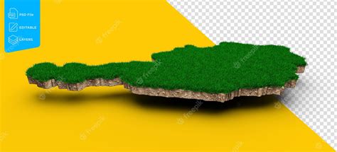 Premium Psd Austria Map Soil Land Geology Cross Section With Green