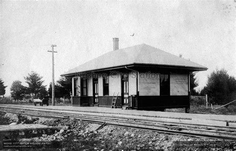 Postcard Railroad Station Railroad History