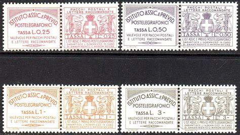 Italy Kingdom Insurance Stamps For Parcels Values Catawiki