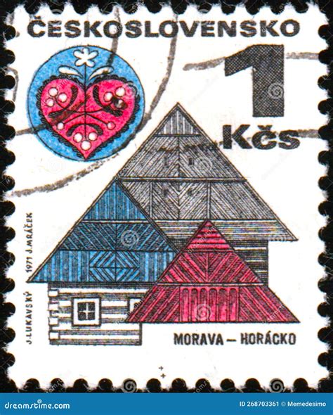 Stamp Printed in Czechoslovakia in 1973 Showing Moravia - Horácko
