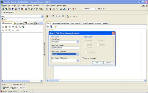 How To Create Oracle Stored Procedures Using Toad For Oracle