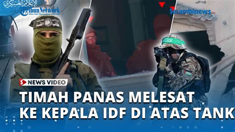 Sniper Hamas Lesatkan Peluru Panas Ke Kepala Tentara Israel Langsung