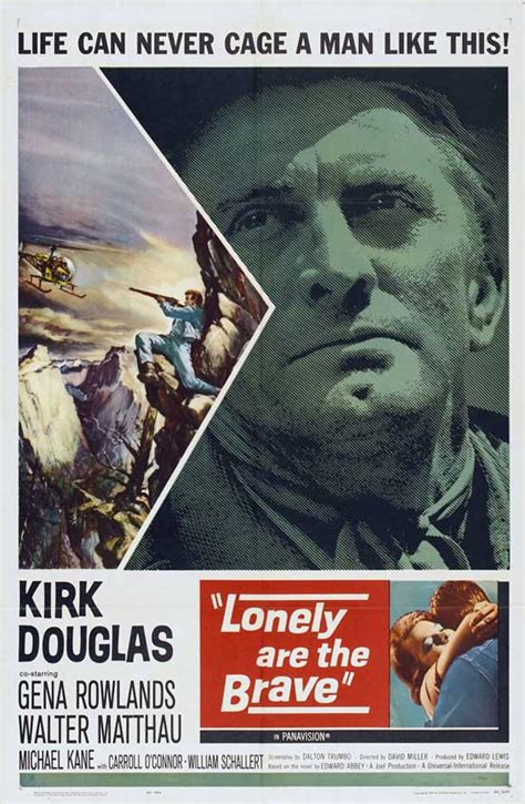 Lonely Are the Brave (1962) Poster #1 - Trailer Addict