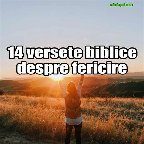 14 Versete Biblice Despre Fericire Calea Ingusta