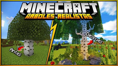 Arboles REALISTAS ADDON Para Minecraft Bedrock YouTube