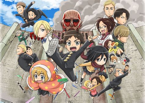 Attack On Titan Junior High Anime Animedia Visual Revealed Otaku