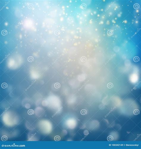 Blue Festive Christmas Elegant Abstract Background Eps Vector Stock