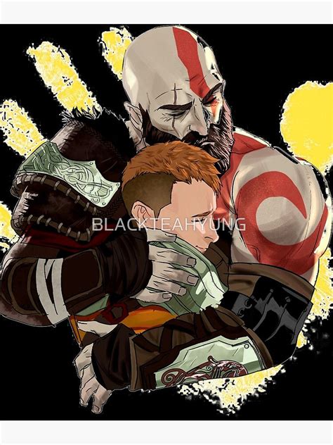 "Kratos With Son" Art Print for Sale by BLACKTEAHYUNG | Redbubble