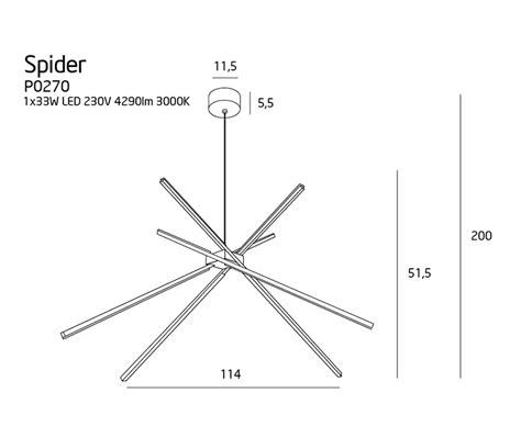 Maxlight Spider P Lampa Wisz Ca Darmowa Wysy Ka W H Sklep