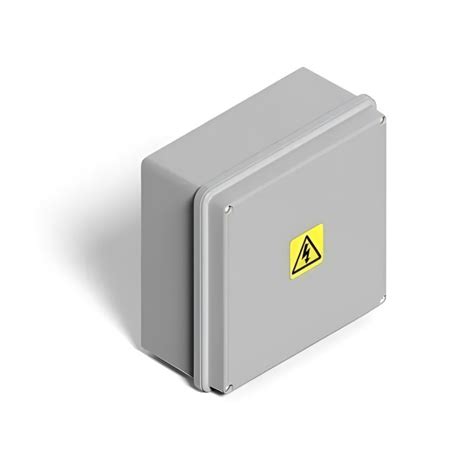 Caja De Pase SISTELECTRIC Pvc Exterior IP65 11 5x11 5x8cm Con Tapa Gris