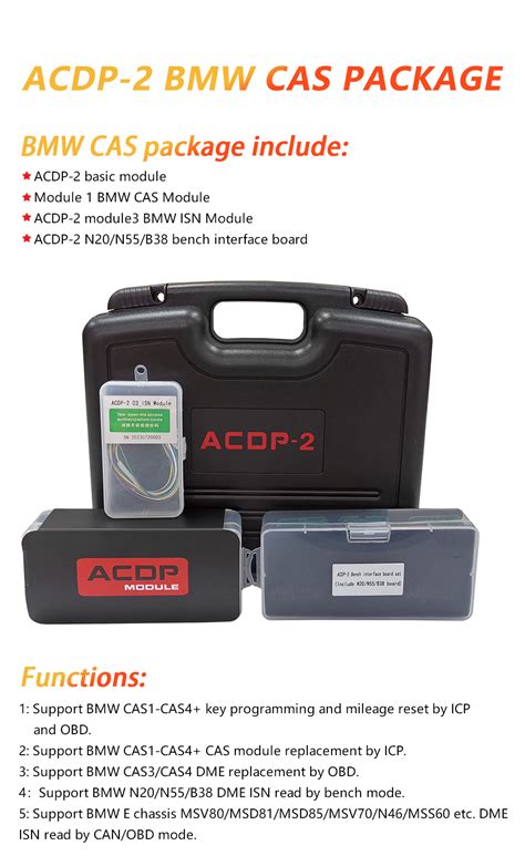 Yanhua Mini ACDP 2 Paquete BMW CAS MK3