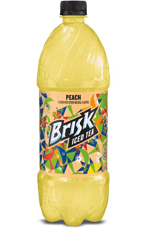 Brisk Peach Iced Tea Bell Beverage