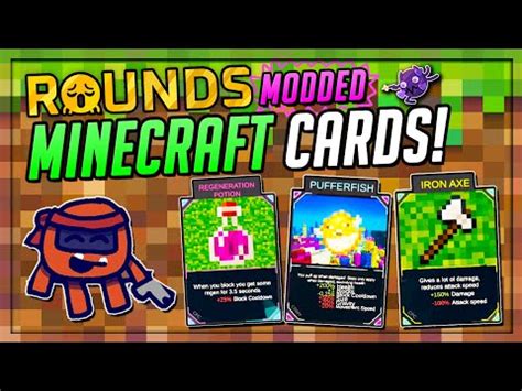 MODDED MINECRAFT CARDS?!? | Modded ROUNDS - YouTube