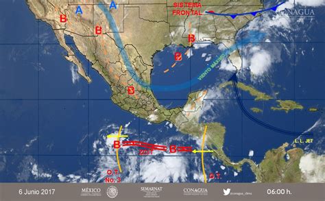 Pronóstico Del Clima En México Para Martes 6 De Junio Del 2017 E