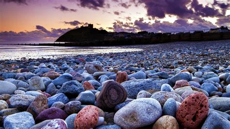 Colorful Stone On Beach Wallpaper Wide High Colorful Stone On Beach