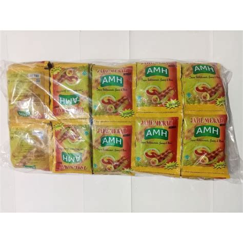 Jual Jahe Merah AMH Original 50 Sachet Shopee Indonesia