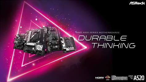 ASRock công bố dòng bo mạch chủ AMD A520 với các tính năng thời thượng ...