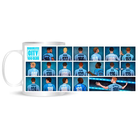 Manchester City Kevin De Bruyne 100 Goals Mug Official Man City Store