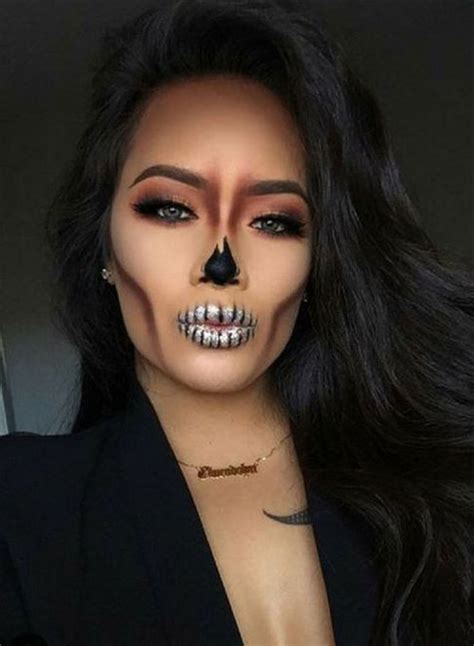 Halloween Skull Makeup Looks 2021 Skeleton Makeup Ideas Modern