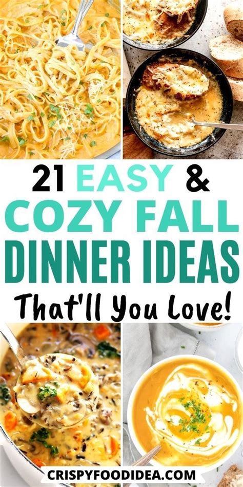 21 Easy Cozy Fall Dinner Recipes That Will You Love Artofit