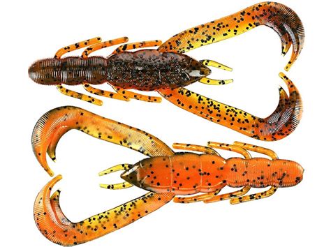 Vandm Cwcac7 Alabama Craw 4 Cliffs Wild Craw Soft Fishing Lure 7 Pack