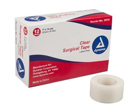 Dynarex Surgical Tape Transparent Save At Tiger Medical Inc