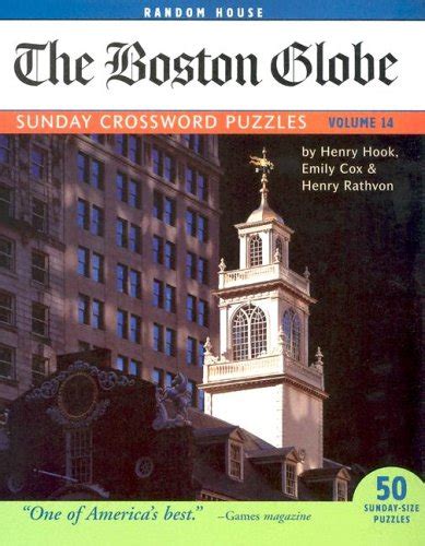 The Boston Globe Sunday Crossword Puzzles, Volume 14: Hook, Henry, Cox ...