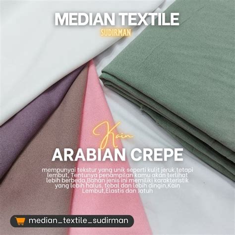 Jual Kain Arabian Crepe Kain Crepe Arabian Crepe Premium Arabian