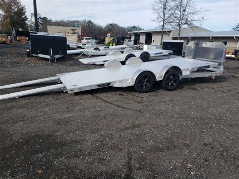 Aluma Tilt Anniversary Car Hauler Trailer Aluminum