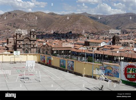 A rooftop football (soccer) field in Cusco, Peru Stock Photo - Alamy