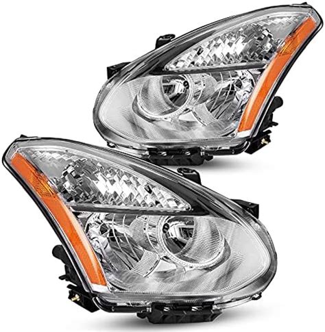 Amazon PERDE Black Housing Halogen Performance Lens Headlights