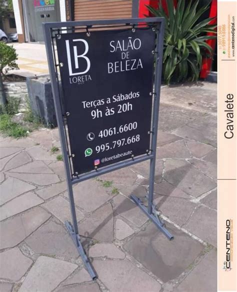 As melhores soluções em Placa CAVALETE 100CM x 70CM ESTRUTURA DE METAL