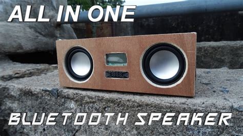 How To Make A Bluetooth Speaker At Home Youtube