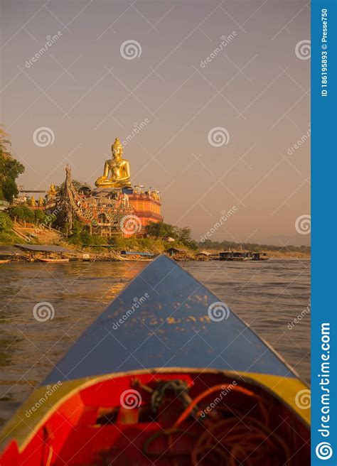 Thailand Sop Ruak Mekong Giant Buddha Temple Editorial Stock Photo