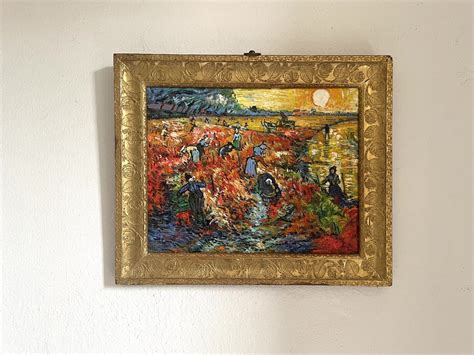 The Red Vineyard Van Gogh reproduction | Van Gogh Studio