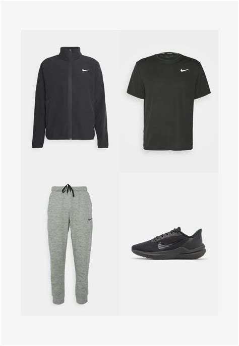 Nike Performance Pant Taper Tracksuit Bottoms Dark Grey Heather