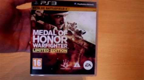 Unboxing Medal of Honor Warfighter Edición Limitada PS3 YouTube