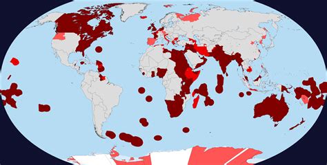 Oc Every Territory Ever Ownedclaimed By The United Kingdomenglandbritish Empire Rmapporn