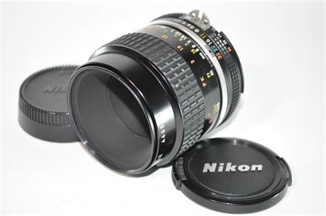 43％割引ブラック系ニコンfマウント【激安】 ★整備実写品 ニコン Micro Nikkor 55mm F28 Ai S★ レンズ単焦点