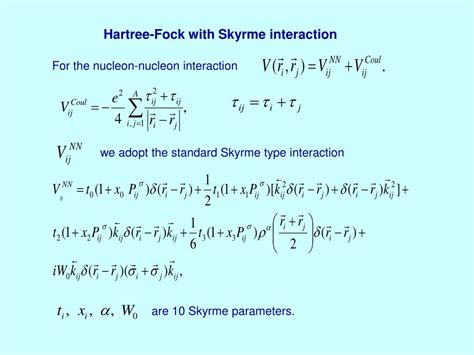 PPT THE NUCLEAR MATTER EQUATION OF STATE AND PROPERTIES OF FINITE