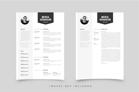 Premium Psd Vector Resume Template