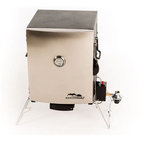 Masterbuilt Portable Propane Smoker In Stainless Steel The Home Depot