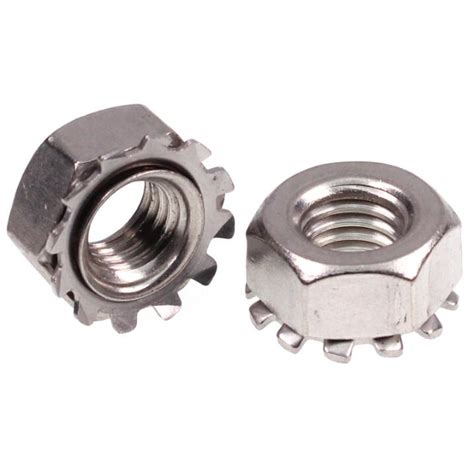 Keps Nuts M3 M4 M5 M6 M8 M10 Stainless Steel 304 Multi Tooth K Type