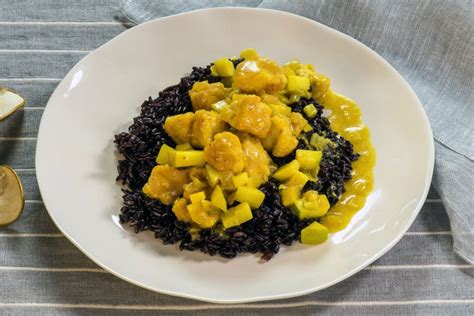 Ricetta Pollo Al Curry Con Riso Venere La Cucina Italiana