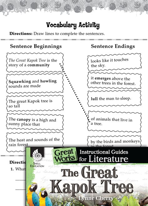 The Great Kapok Tree Worksheets