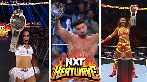 WWE NXT Heat Wave Reactions And Results YouTube