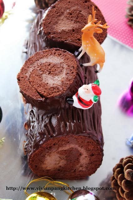 Christmas Log Cake - Paperblog